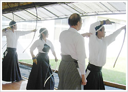 弓道練習風景1